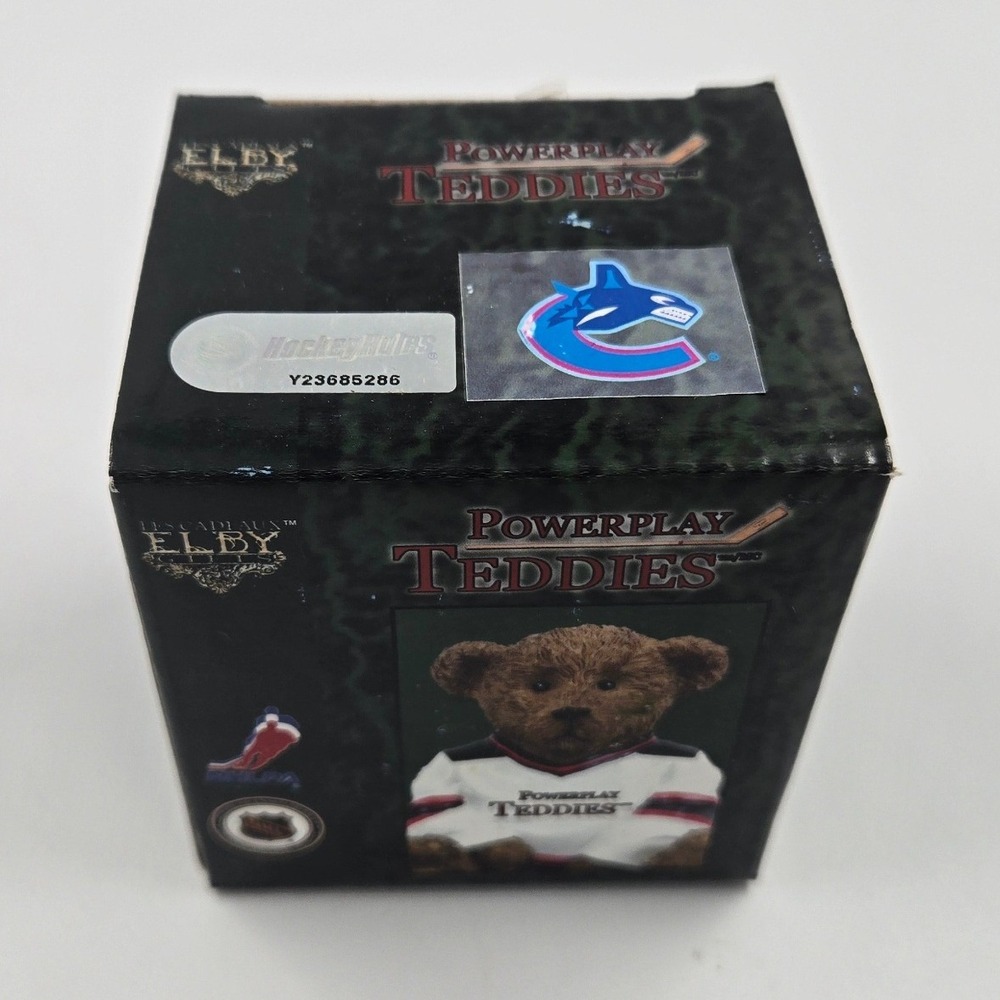 Elby Powerplay Teddies Vancouver Canucks Bertuzzi 44 Hockey Bear Figurine